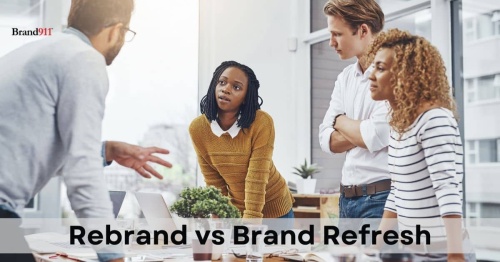Brand refresh vs rebrand